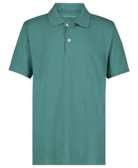 Calvin Klein Boys' Short Sleeve Micro Pique Solid Polo, Button Closure, Soft & Comfortable - 7DAY'S