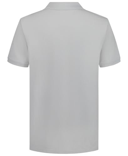 Calvin Klein Boys' Short Sleeve Micro Pique Solid Polo, Button Closure, Soft & Comfortable - 7DAY'S
