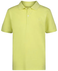Calvin Klein Boys' Short Sleeve Micro Pique Solid Polo, Button Closure, Soft & Comfortable - 7DAY'S