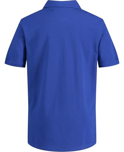 Calvin Klein Boys' Short Sleeve Micro Pique Solid Polo, Button Closure, Soft & Comfortable - 7DAY'S