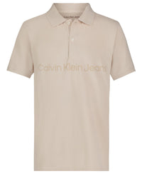 Calvin Klein Boys' Short Sleeve Micro Pique Solid Polo, Button Closure, Soft & Comfortable - 7DAY'S
