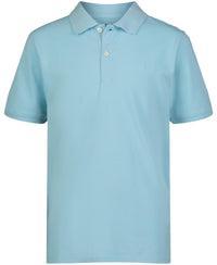 Calvin Klein Boys' Short Sleeve Micro Pique Solid Polo, Button Closure, Soft & Comfortable - 7DAY'S