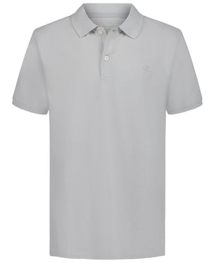 Calvin Klein Boys' Short Sleeve Micro Pique Solid Polo, Button Closure, Soft & Comfortable