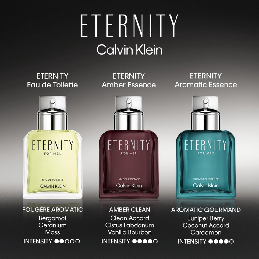 Calvin Klein Eternity Eau de Toilette – Fougère Men's Cologne – With Notes of Mandarin, Sage, Cedarwood & Amber – Long Lasting Fragrance - 7DAY'S