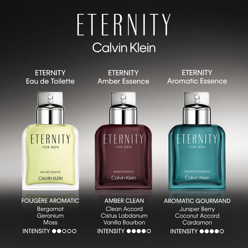 Calvin Klein Eternity Eau de Toilette – Fougère Men's Cologne – With Notes of Mandarin, Sage, Cedarwood & Amber – Long Lasting Fragrance - 7DAY'S