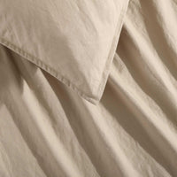 Calvin Klein - King Comforter Set, Modern Cotton Washed Percale Bedding with Matching Shams, Oeko - Tex Certified (Washed Percale White, King) - 7DAY'S