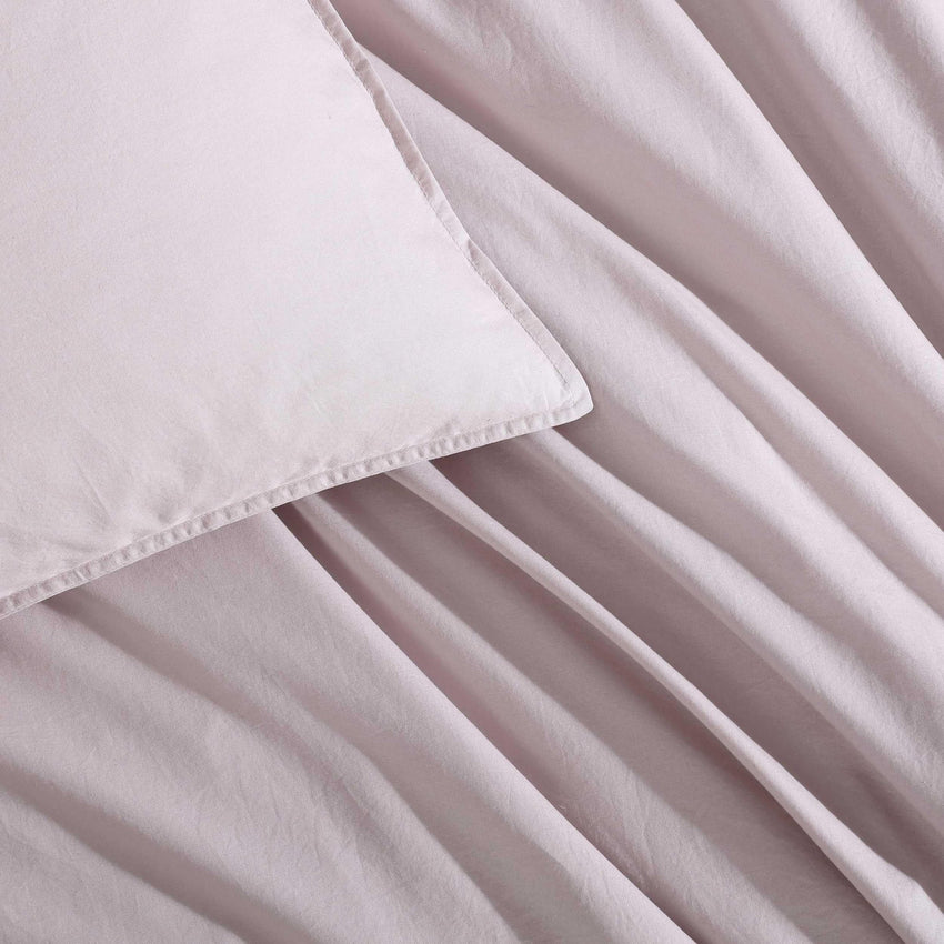 Calvin Klein - King Comforter Set, Modern Cotton Washed Percale Bedding with Matching Shams, Oeko - Tex Certified (Washed Percale White, King) - 7DAY'S