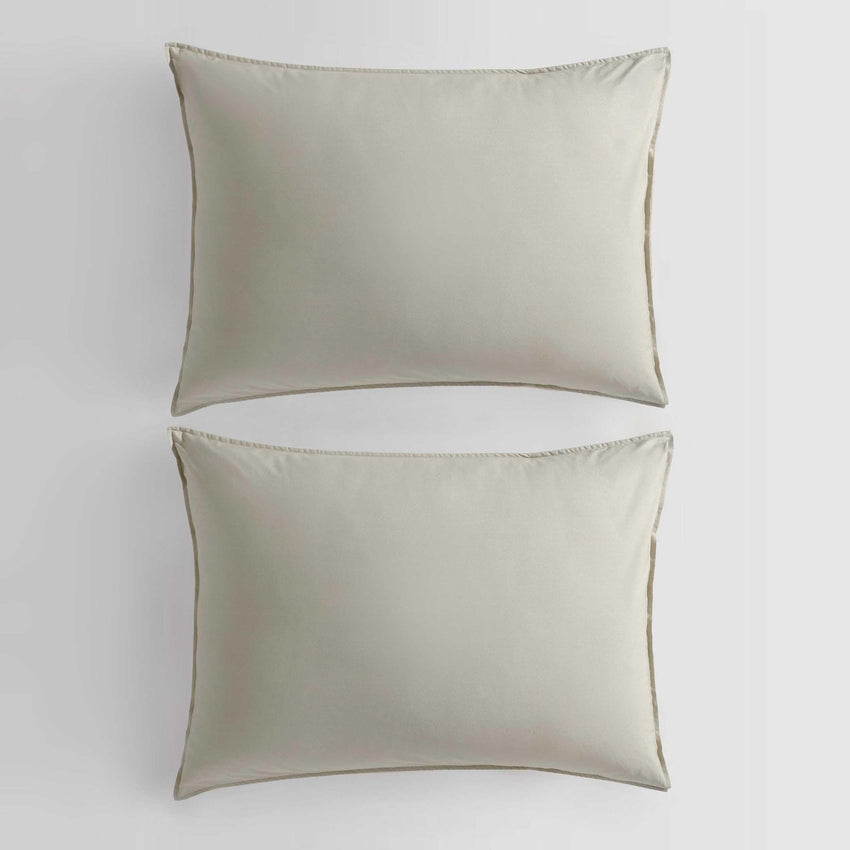 Calvin Klein - King Comforter Set, Modern Cotton Washed Percale Bedding with Matching Shams, Oeko - Tex Certified (Washed Percale White, King) - 7DAY'S