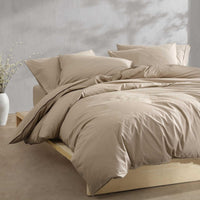 Calvin Klein - King Comforter Set, Modern Cotton Washed Percale Bedding with Matching Shams, Oeko - Tex Certified (Washed Percale White, King) - 7DAY'S