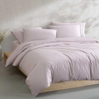 Calvin Klein - King Comforter Set, Modern Cotton Washed Percale Bedding with Matching Shams, Oeko - Tex Certified (Washed Percale White, King) - 7DAY'S