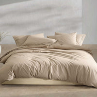 Calvin Klein - King Comforter Set, Modern Cotton Washed Percale Bedding with Matching Shams, Oeko - Tex Certified (Washed Percale White, King) - 7DAY'S