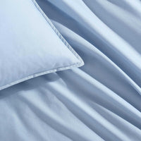 Calvin Klein - King Comforter Set, Modern Cotton Washed Percale Bedding with Matching Shams, Oeko - Tex Certified (Washed Percale White, King) - 7DAY'S