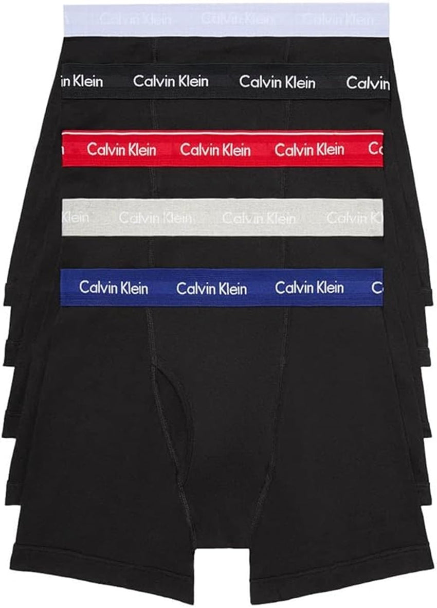 Calvin Klein Men's Cotton Classics 5 - Pack Boxer Brief - 7DAY'S