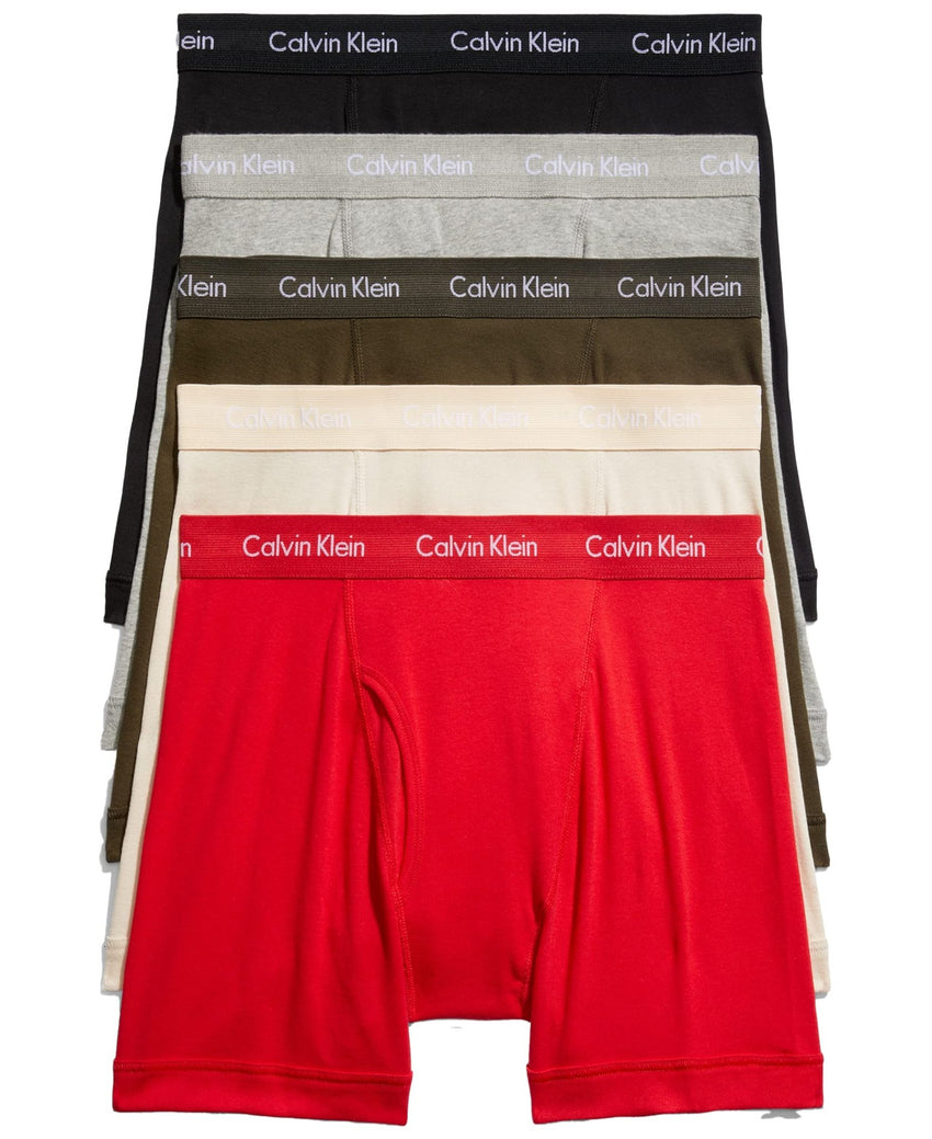 Calvin Klein Men's Cotton Classics 5 - Pack Boxer Brief - 7DAY'S