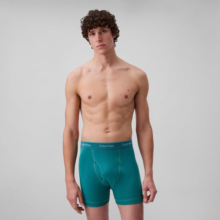 Calvin Klein Men's Cotton Stretch 3 - pack Boxer Brief - 7DAY'S