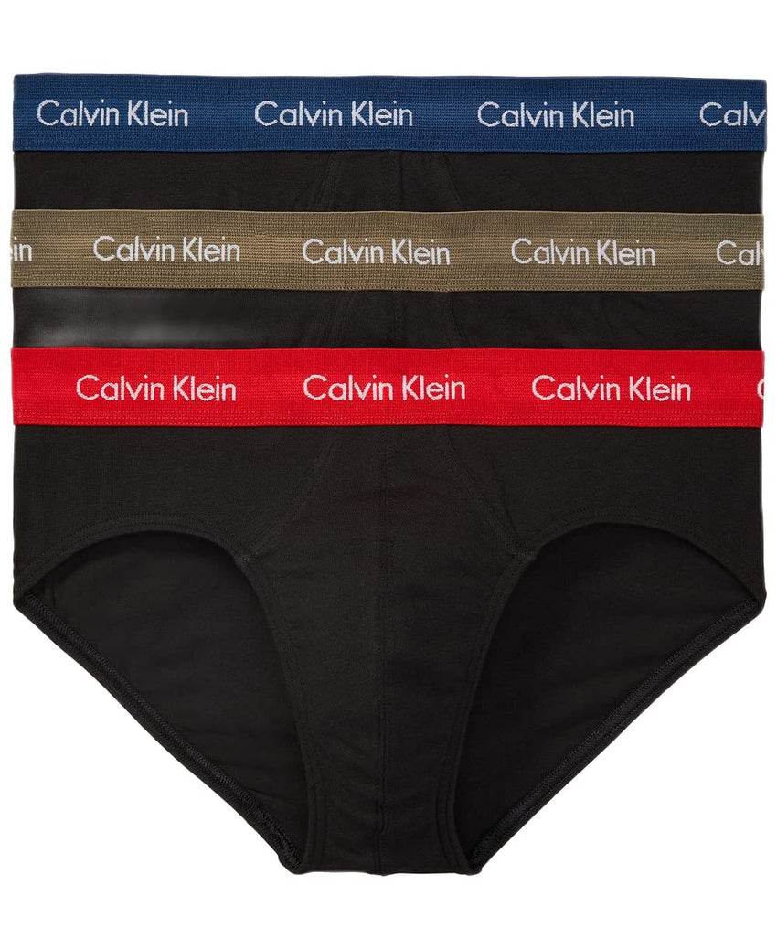 Calvin Klein Men's Cotton Stretch 3 - Pack Brief - 7DAY'S