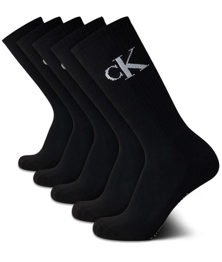 Calvin Klein Mens Crew Socks - 5 Pack Athletic Mid Calf Socks for Men (7 - 12) - 7DAY'S