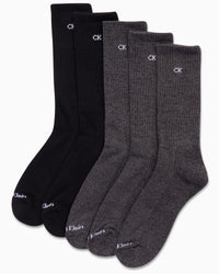 Calvin Klein Mens Crew Socks - 5 Pack Athletic Mid Calf Socks for Men (7 - 12) - 7DAY'S