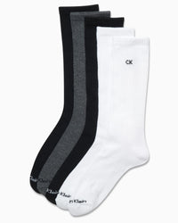 Calvin Klein Mens Crew Socks - 5 Pack Athletic Mid Calf Socks for Men (7 - 12) - 7DAY'S