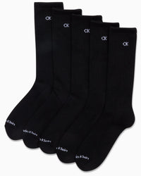 Calvin Klein Mens Crew Socks - 5 Pack Athletic Mid Calf Socks for Men (7 - 12) - 7DAY'S
