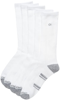 Calvin Klein Mens Crew Socks - 5 Pack Athletic Mid Calf Socks for Men (7 - 12) - 7DAY'S