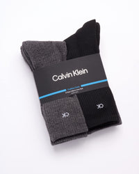 Calvin Klein Mens Crew Socks - 5 Pack Athletic Mid Calf Socks for Men (7 - 12) - 7DAY'S