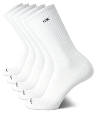 Calvin Klein Mens Crew Socks - 5 Pack Athletic Mid Calf Socks for Men (7 - 12) - 7DAY'S