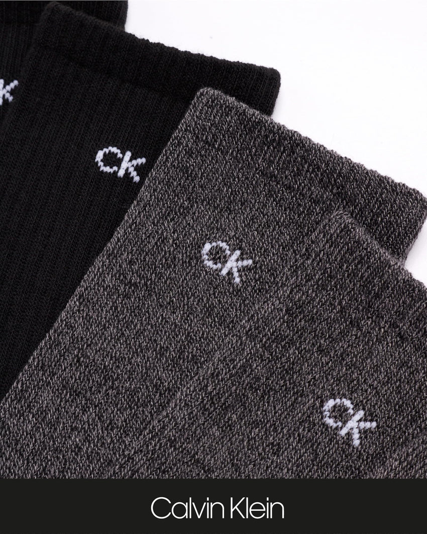 Calvin Klein Mens Crew Socks - 5 Pack Athletic Mid Calf Socks for Men (7 - 12) - 7DAY'S