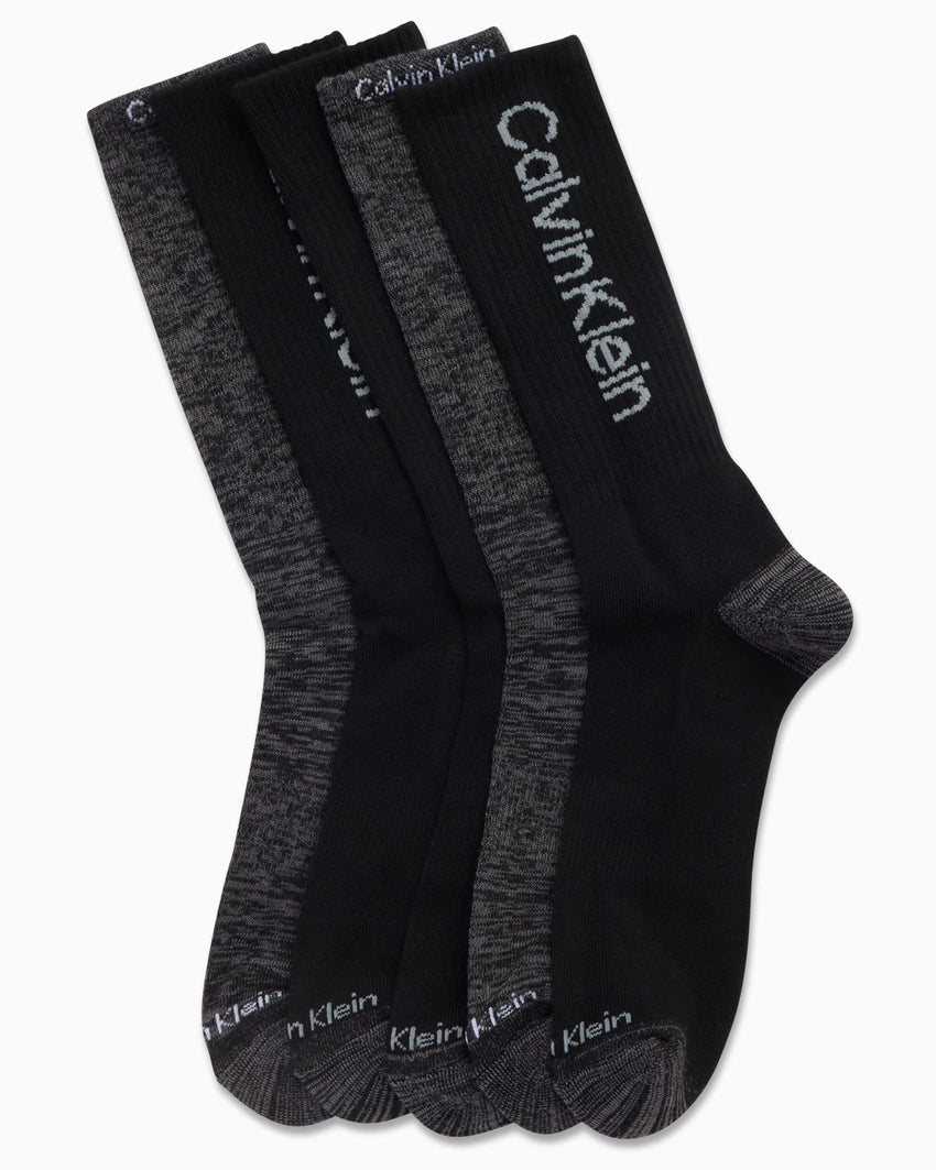 Calvin Klein Mens Crew Socks - 5 Pack Athletic Mid Calf Socks for Men (7 - 12) - 7DAY'S