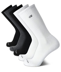 Calvin Klein Mens Crew Socks - 5 Pack Athletic Mid Calf Socks for Men (7 - 12) - 7DAY'S
