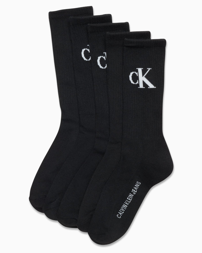 Calvin Klein Mens Crew Socks - 5 Pack Athletic Mid Calf Socks for Men (7 - 12) - 7DAY'S