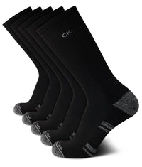 Calvin Klein Mens Crew Socks - 5 Pack Athletic Mid Calf Socks for Men (7 - 12) - 7DAY'S