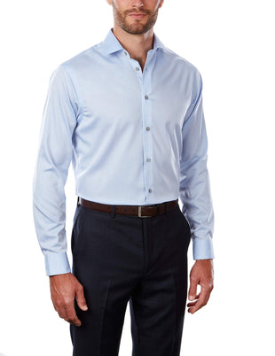 Calvin Klein Men's Dress Shirt Regular Fit Non Iron Herringbone