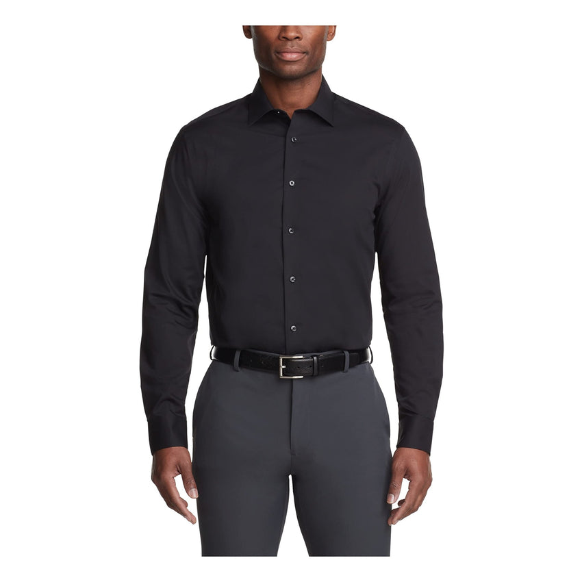 Calvin Klein Men's Dress Shirt Regular Fit Non Iron Herringbone - 7DAY'S