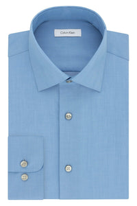 Calvin Klein Men's Dress Shirt Regular Fit Non Iron Herringbone - 7DAY'S