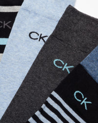 Calvin Klein Men's Dress Socks - 8 Pack Breathable Cotton Blend Crew Socks - Casual Long Work Sock for Men (Sizes: 7 - 12) - 7DAY'S