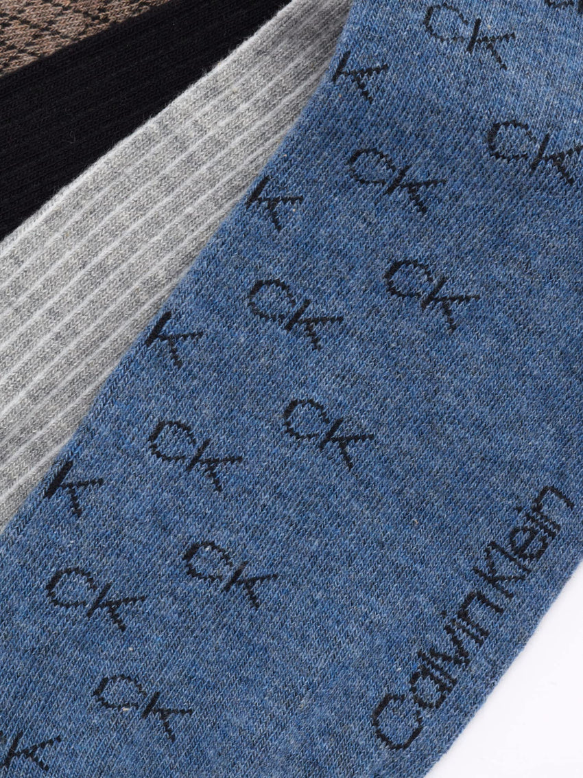 Calvin Klein Men's Dress Socks - 8 Pack Breathable Cotton Blend Crew Socks - Casual Long Work Sock for Men (Sizes: 7 - 12) - 7DAY'S