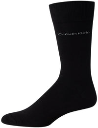 Calvin Klein Men's Dress Socks - 8 Pack Breathable Cotton Blend Crew Socks - Casual Long Work Sock for Men (Sizes: 7 - 12) - 7DAY'S