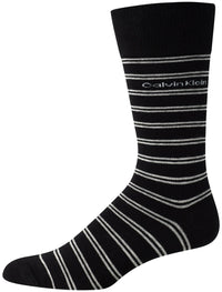 Calvin Klein Men's Dress Socks - 8 Pack Breathable Cotton Blend Crew Socks - Casual Long Work Sock for Men (Sizes: 7 - 12) - 7DAY'S