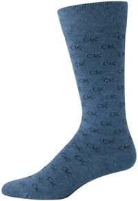 Calvin Klein Men's Dress Socks - 8 Pack Breathable Cotton Blend Crew Socks - Casual Long Work Sock for Men (Sizes: 7 - 12) - 7DAY'S