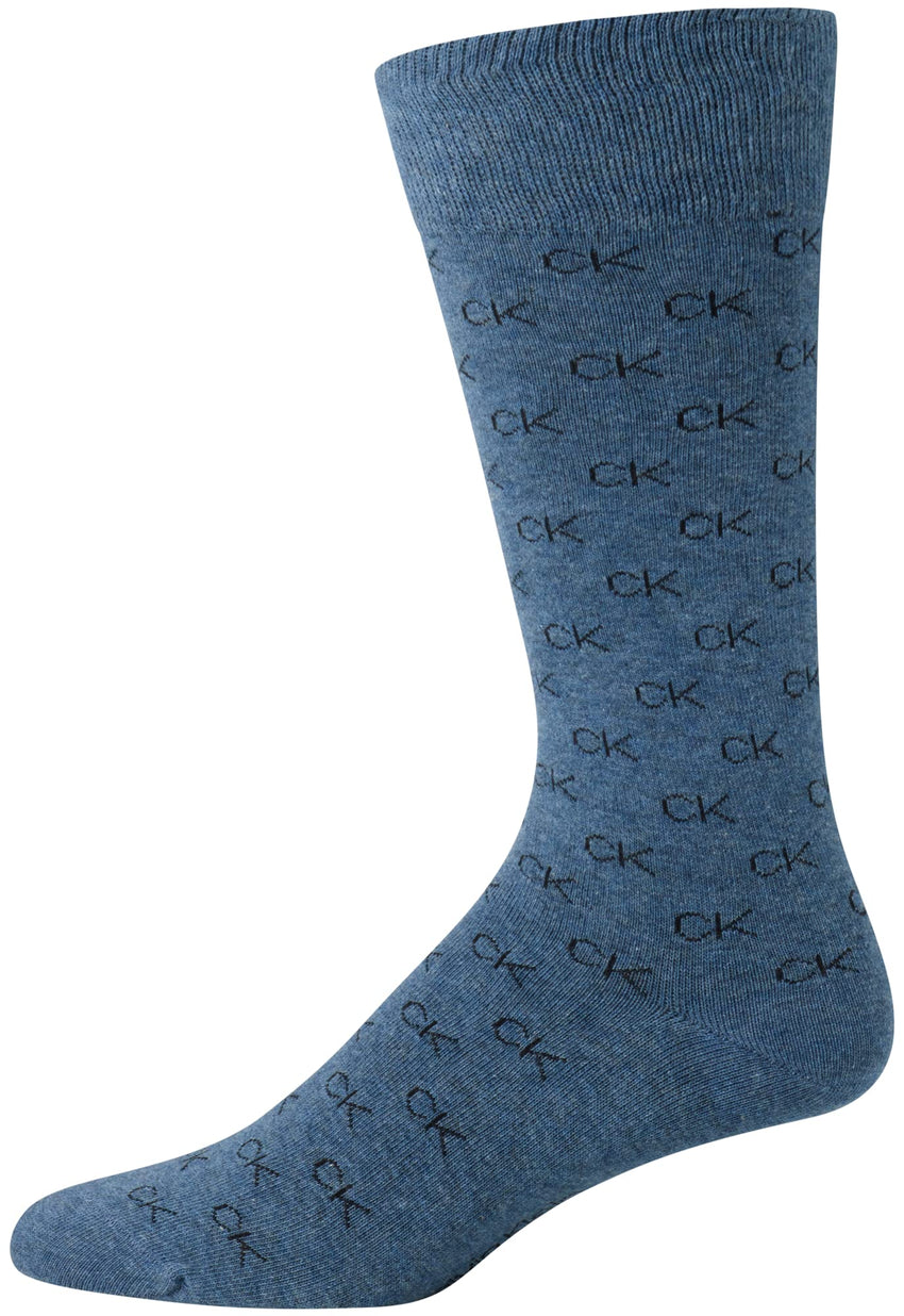 Calvin Klein Men's Dress Socks - 8 Pack Breathable Cotton Blend Crew Socks - Casual Long Work Sock for Men (Sizes: 7 - 12) - 7DAY'S