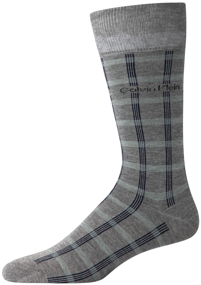 Calvin Klein Men's Dress Socks - 8 Pack Breathable Cotton Blend Crew Socks - Casual Long Work Sock for Men (Sizes: 7 - 12) - 7DAY'S