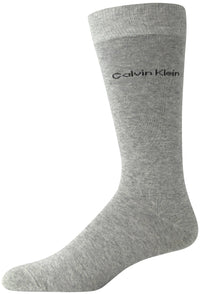 Calvin Klein Men's Dress Socks - 8 Pack Breathable Cotton Blend Crew Socks - Casual Long Work Sock for Men (Sizes: 7 - 12) - 7DAY'S