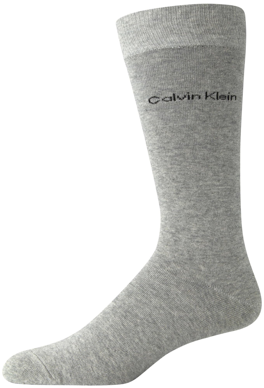 Calvin Klein Men's Dress Socks - 8 Pack Breathable Cotton Blend Crew Socks - Casual Long Work Sock for Men (Sizes: 7 - 12) - 7DAY'S
