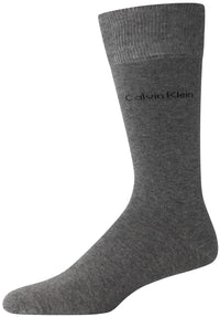 Calvin Klein Men's Dress Socks - 8 Pack Breathable Cotton Blend Crew Socks - Casual Long Work Sock for Men (Sizes: 7 - 12) - 7DAY'S