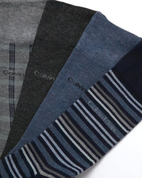 Calvin Klein Men's Dress Socks - 8 Pack Breathable Cotton Blend Crew Socks - Casual Long Work Sock for Men (Sizes: 7 - 12) - 7DAY'S
