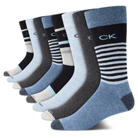Calvin Klein Men's Dress Socks - 8 Pack Breathable Cotton Blend Crew Socks - Casual Long Work Sock for Men (Sizes: 7 - 12) - 7DAY'S