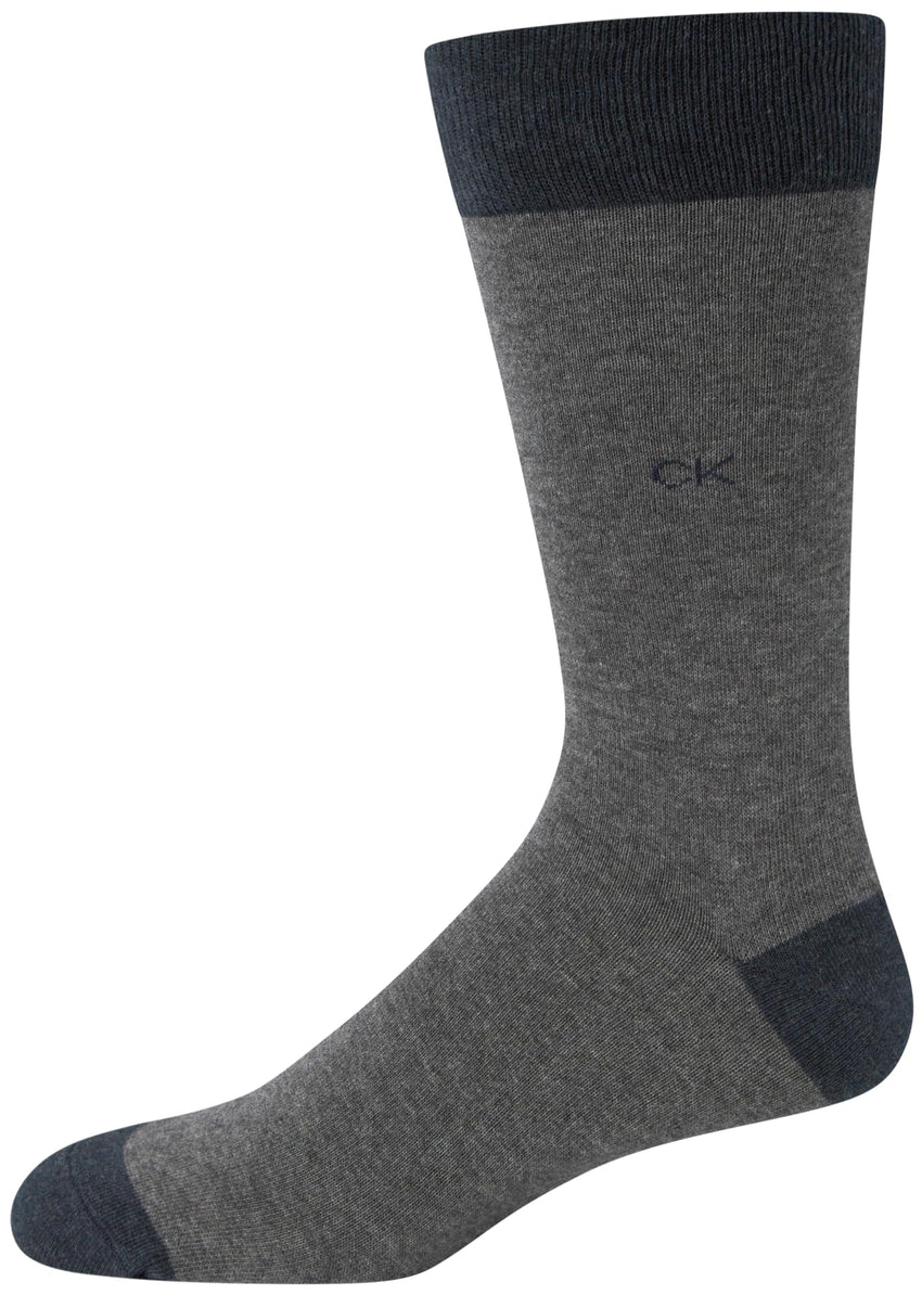 Calvin Klein Men's Dress Socks - 8 Pack Breathable Cotton Blend Crew Socks - Casual Long Work Sock for Men (Sizes: 7 - 12) - 7DAY'S