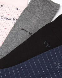 Calvin Klein Men's Dress Socks - 8 Pack Breathable Cotton Blend Crew Socks - Casual Long Work Sock for Men (Sizes: 7 - 12) - 7DAY'S