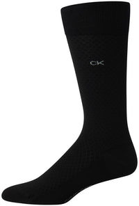 Calvin Klein Men's Dress Socks - 8 Pack Breathable Cotton Blend Crew Socks - Casual Long Work Sock for Men (Sizes: 7 - 12) - 7DAY'S
